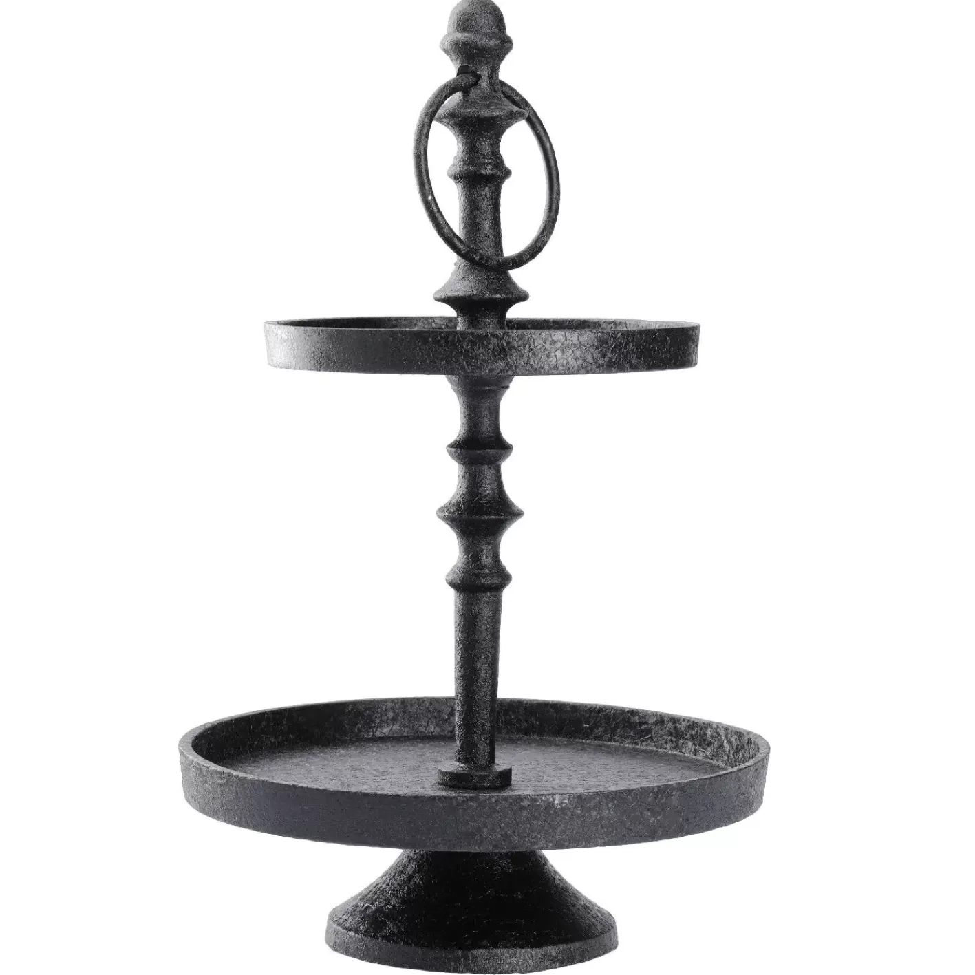 NANU-NANA Etagere Shiva, 2 Teller, Schwarz, 32 Cm Hot