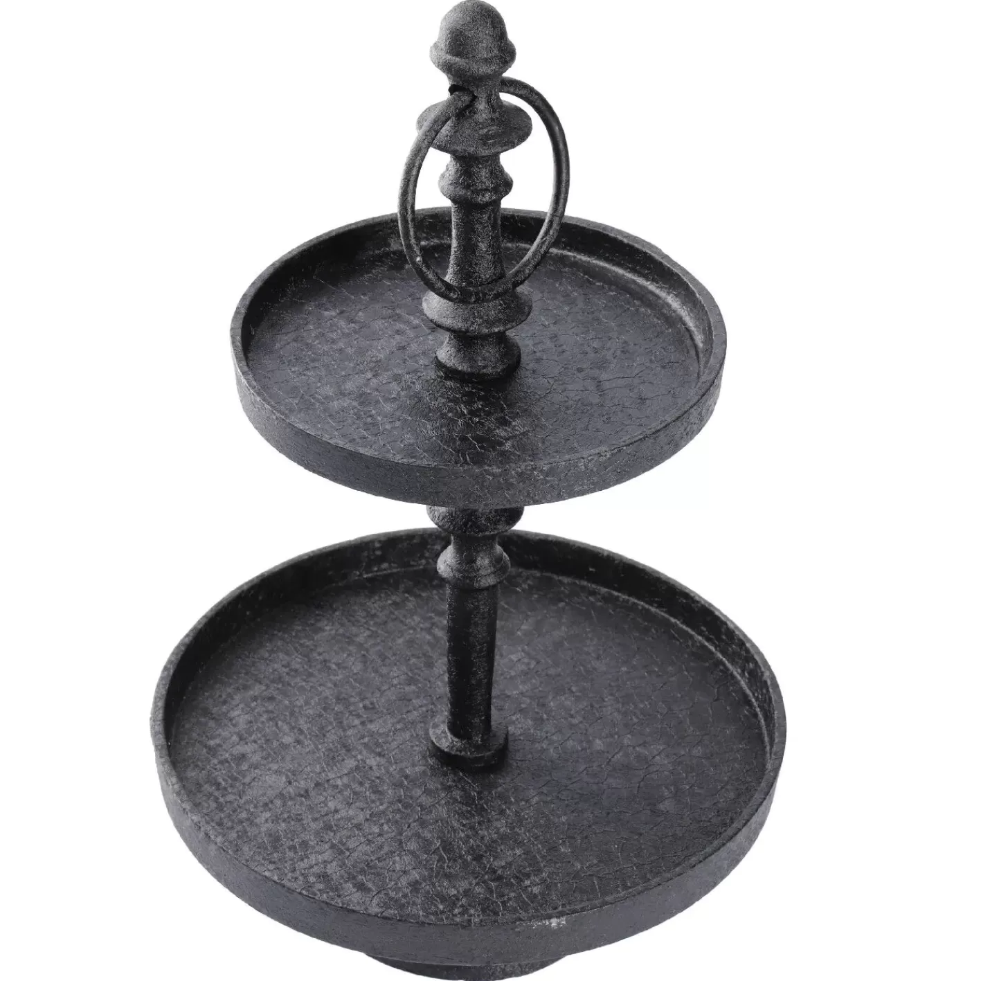NANU-NANA Etagere Shiva, 2 Teller, Schwarz, 32 Cm Hot