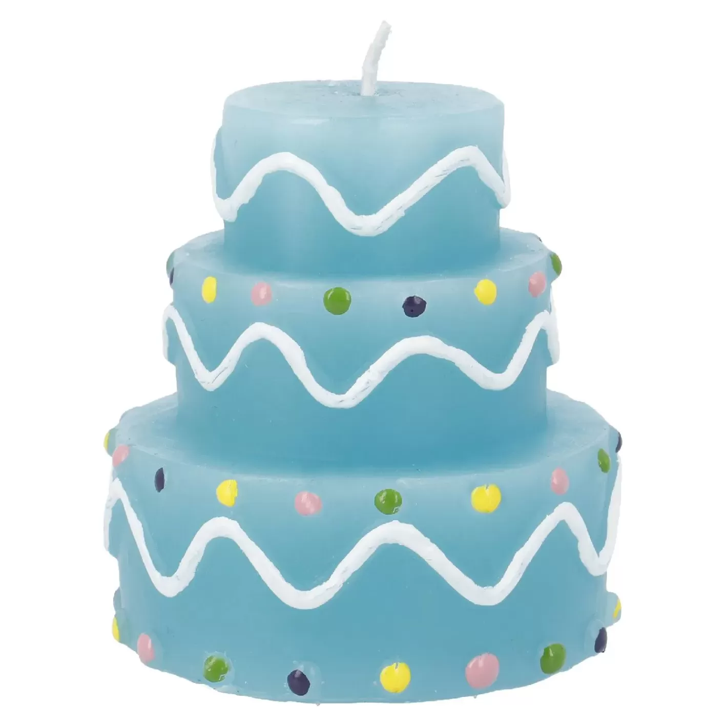 NANU-NANA Kerze Geburtstag, Tortenform, Hellblau, 6 X 7 Cm Cheap