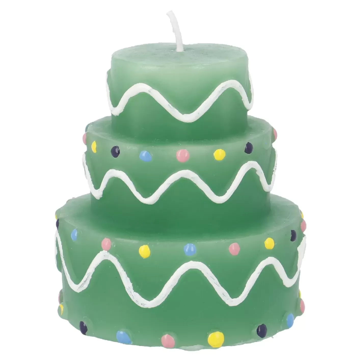 NANU-NANA Kerze Geburtstag, Tortenform, Hellgrün, 6 X 7 Cm Clearance