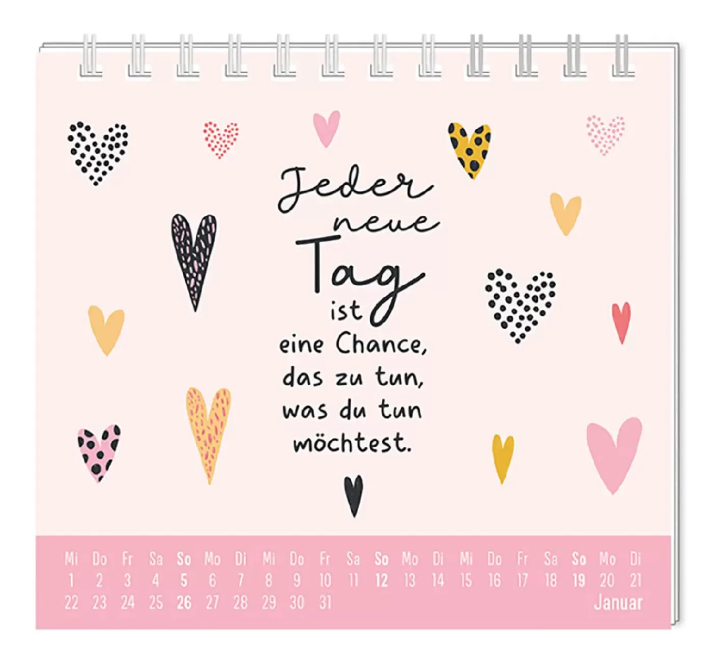 NANU-NANA Mini-Tischkalender 2025, Der Beste Tag Discount